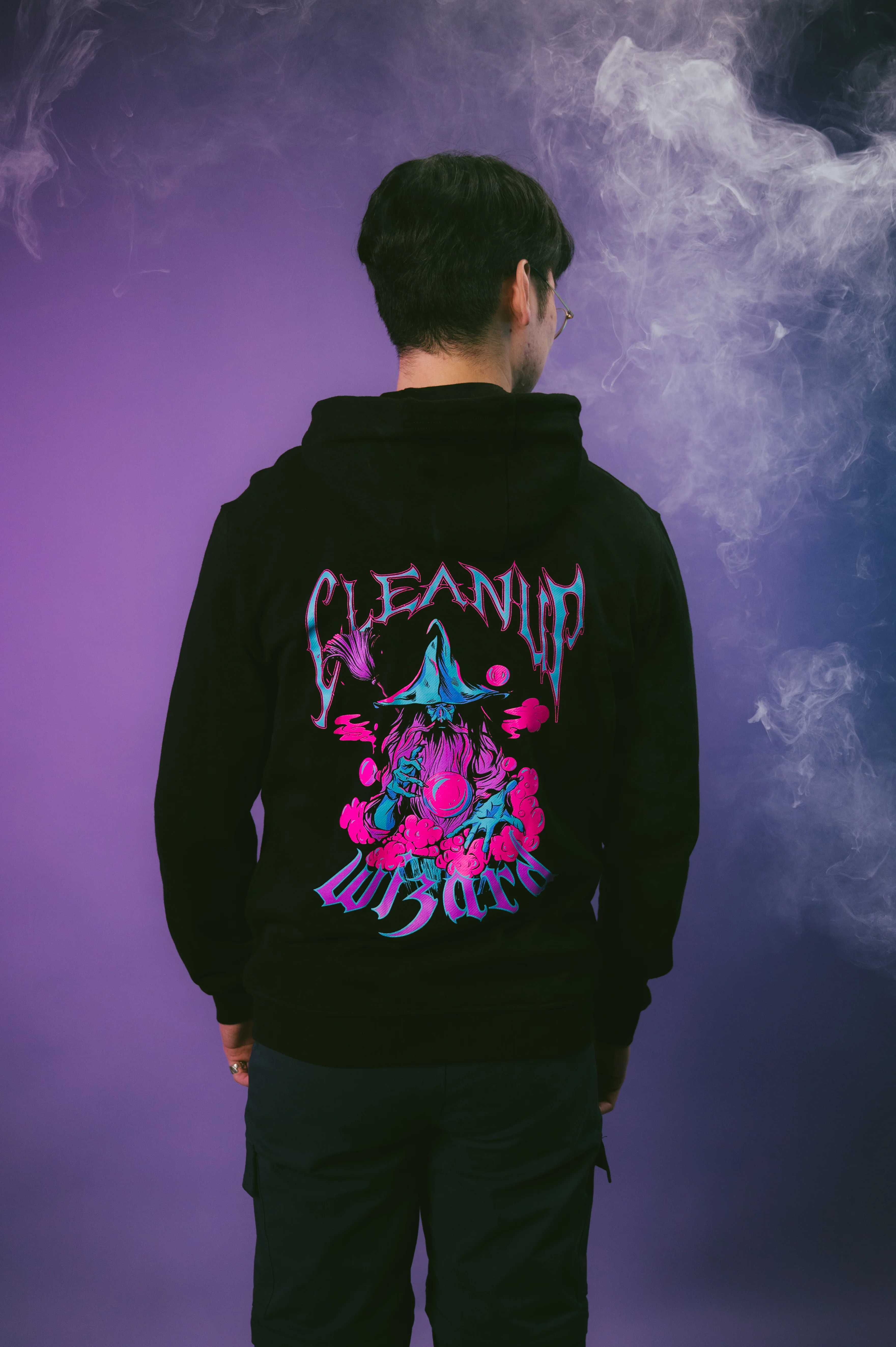 Cleanup Wizard Zip Up Hoodie - Image 4